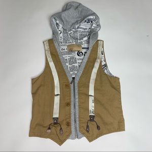[SOLD] john_galliano “boys adventure” hooded vest